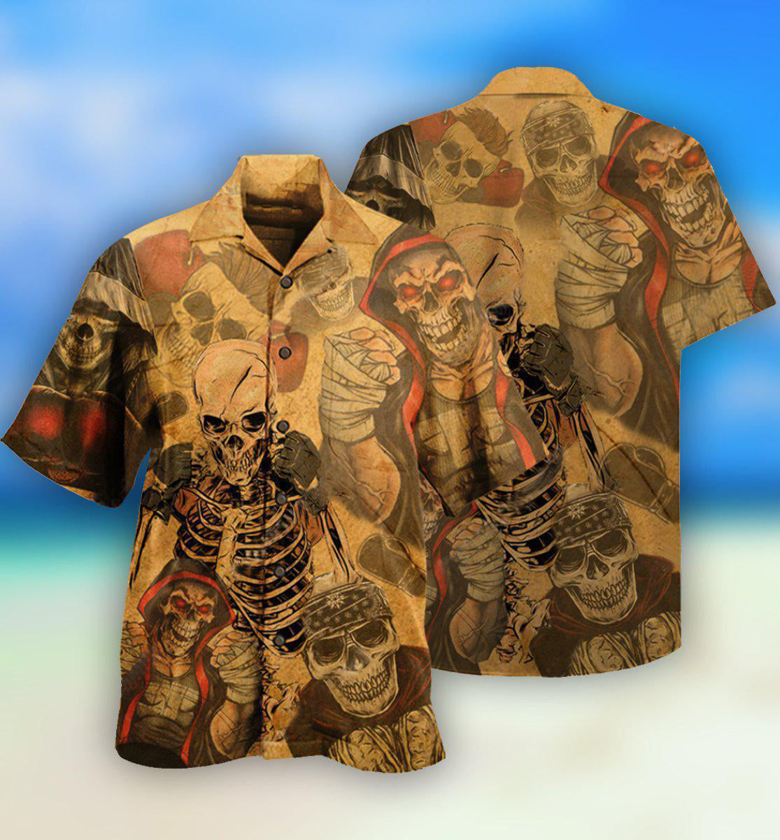 Amazing Boxing Skull - Hawaiian Shirt
