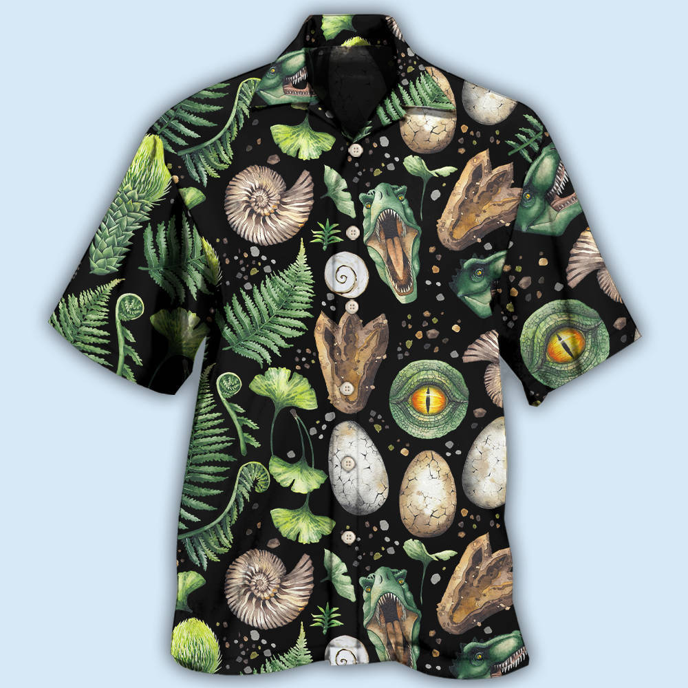 Amazing Dinosaur Artistic Pattern – Hawaiian Shirt