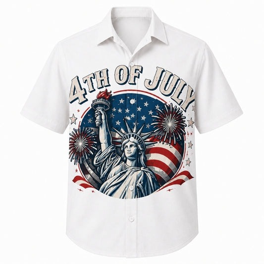 America 250th Anniversary Hawaiian Shirt - Liberty Fourth of July