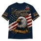 America 250th Anniversary Pajamas Short Sleeve - American Pride Eagle