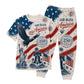 America 250th Anniversary Pajamas Short Sleeve - Blessed America Eagle
