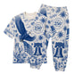 America 250th Anniversary Pajamas Short Sleeve - Blue Eagle Bell Palms