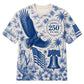 America 250th Anniversary Pajamas Short Sleeve - Blue Eagle Bell Palms