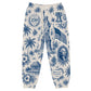 America 250th Anniversary Pajamas Short Sleeve - Blue Liberty Palm