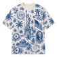 America 250th Anniversary Pajamas Short Sleeve - Blue Liberty Palm