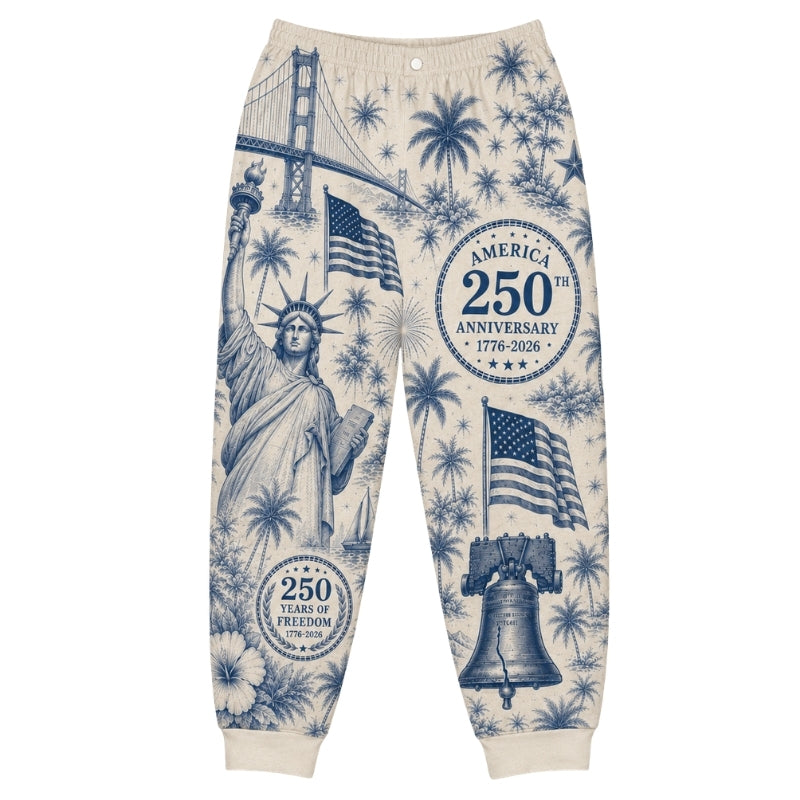 America 250th Anniversary Pajamas Short Sleeve - Bridge Liberty Bell