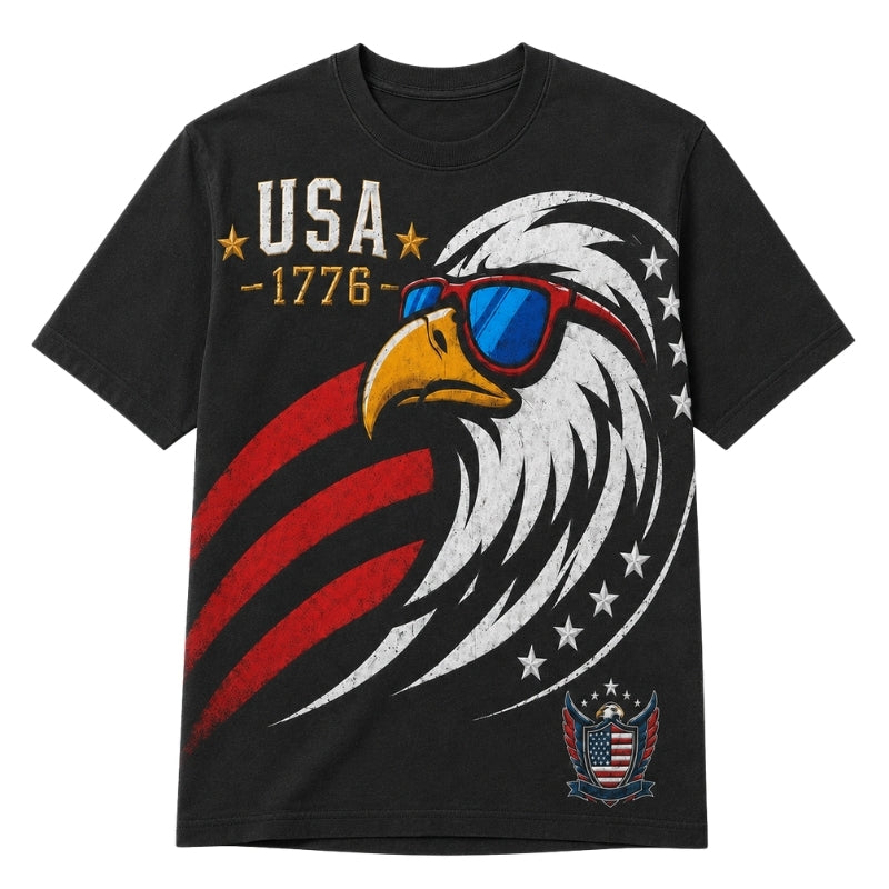 America 250th Anniversary Pajamas Short Sleeve - Cool Eagle USA