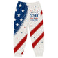 America 250th Anniversary Pajamas Short Sleeve - Diagonal Freedom Stars