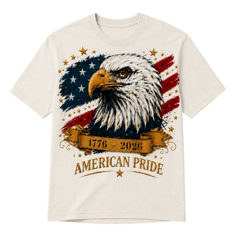 America 250th Anniversary Pajamas Short Sleeve - Eagle Pride Flag