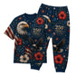 America 250th Anniversary Pajamas Short Sleeve - Floral Night Eagle