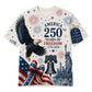 America 250th Anniversary Pajamas Short Sleeve - Freedom Eagle Bell