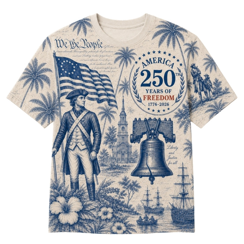 America 250th Anniversary Pajamas Short Sleeve - Heritage Patriot Bell