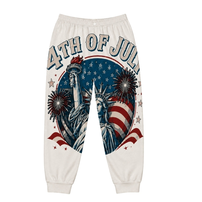 America 250th Anniversary Pajamas Short Sleeve - Liberty Firework Glow