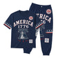 America 250th Anniversary Pajamas Short Sleeve - Navy Bell America
