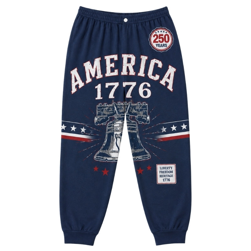 America 250th Anniversary Pajamas Short Sleeve - Navy Bell America