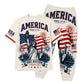 America 250th Anniversary Pajamas Short Sleeve - One Nation Liberty Flag
