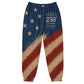 America 250th Anniversary Pajamas Short Sleeve - Weathered Flag Sweep