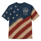 America 250th Anniversary Pajamas Short Sleeve - Weathered Flag Sweep