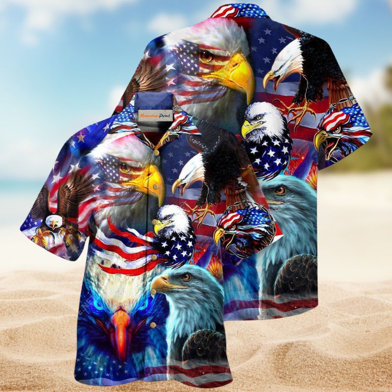 America Eagle Soar Edition – Hawaiian Shirt
