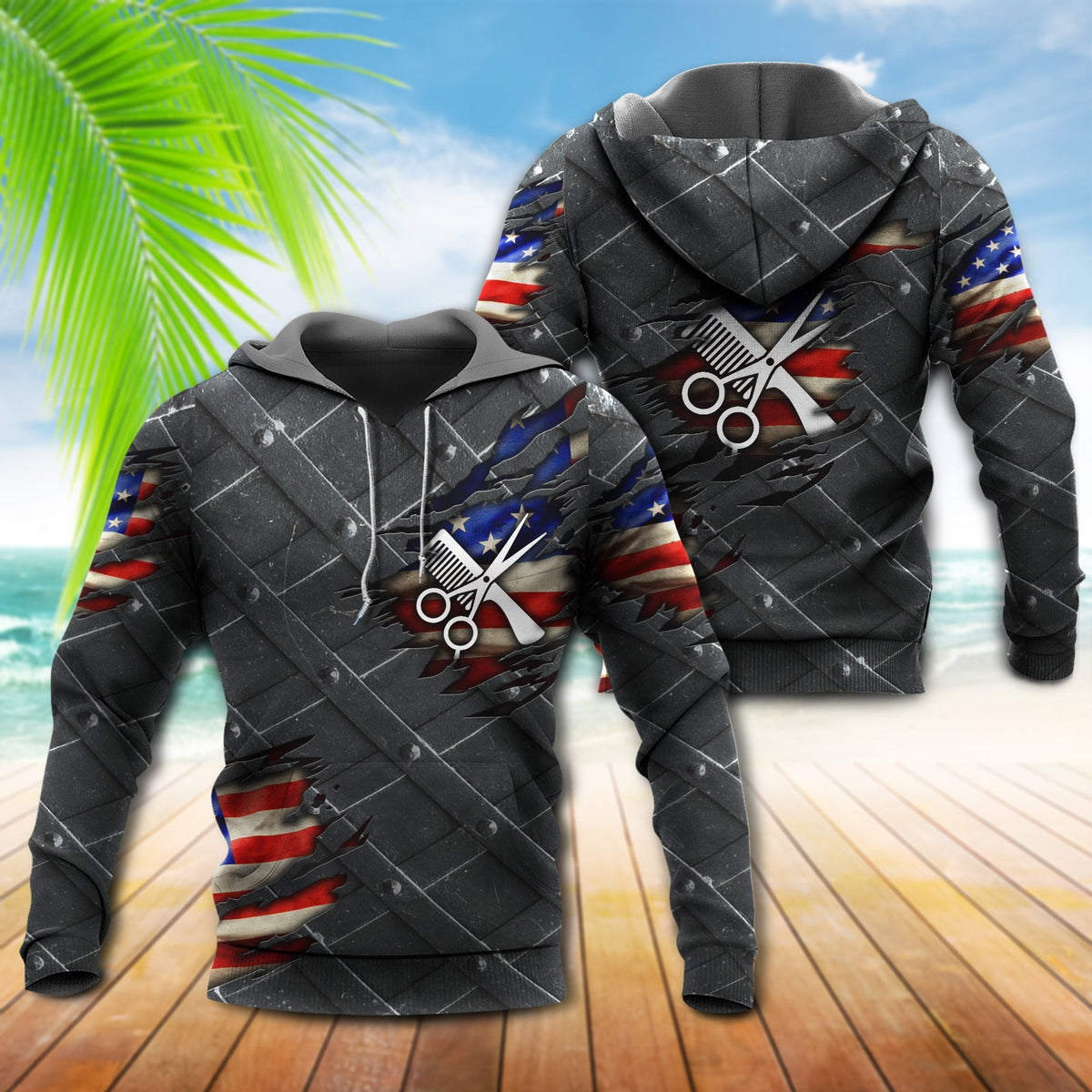 American Hair Stylist Style - 3D Hoodie