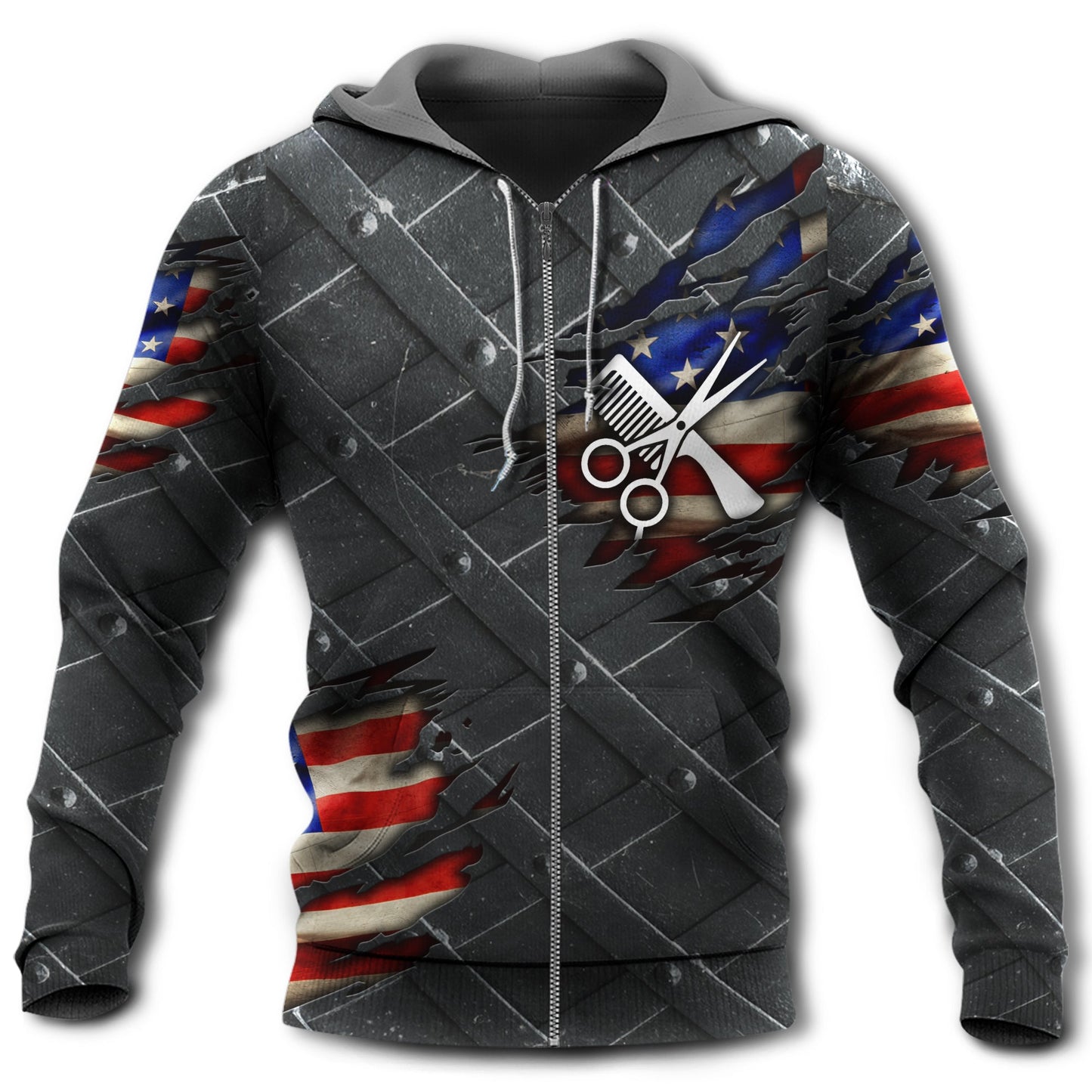 American Hair Stylist Style - 3D Hoodie
