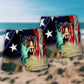 America Happy Day Positive Life Art – Beach Short