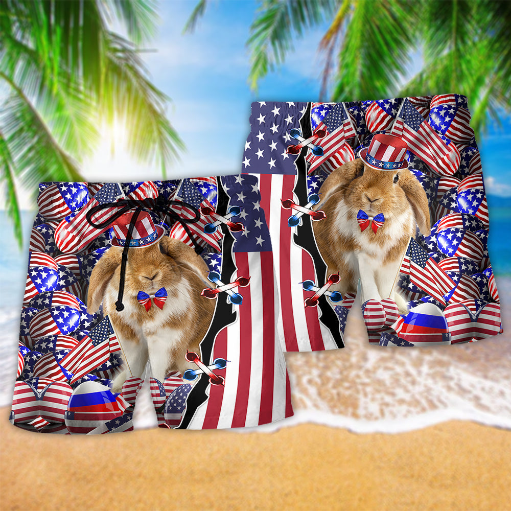 American Easter Celebration Art – Beach Short