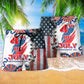 Independence Day America Celebration Art – Beach Short