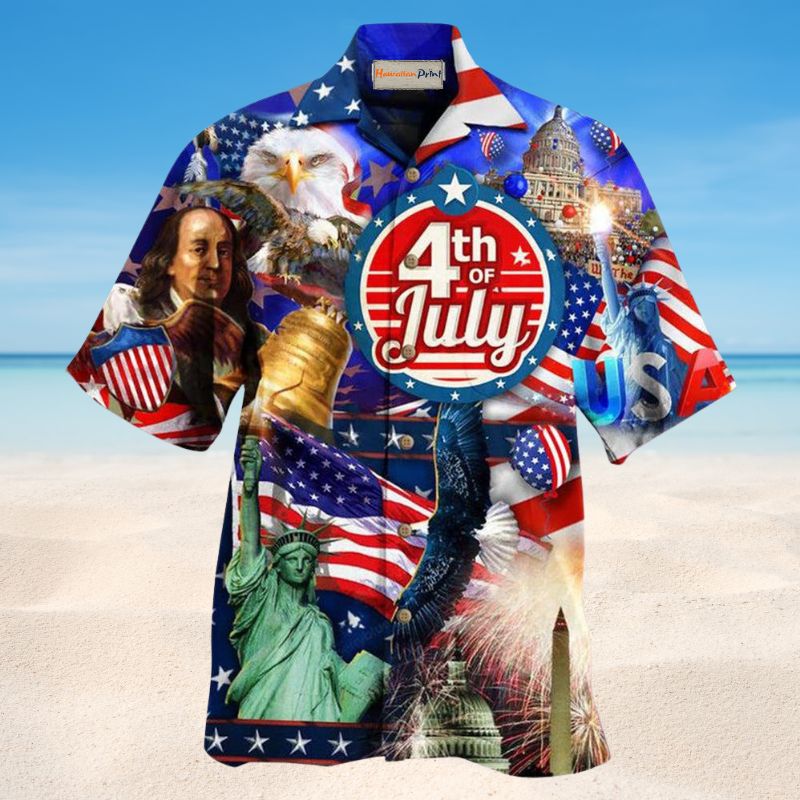 America Love July Style - Hawaiian Shirt