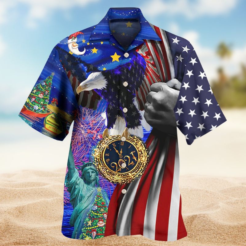 America New Year Christmas Style – Hawaiian Shirt