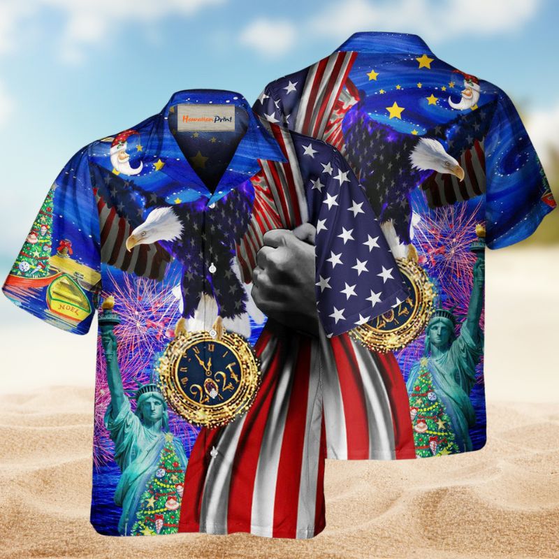 America New Year Christmas Style – Hawaiian Shirt