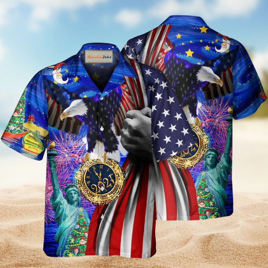 America New Year Christmas Style – Hawaiian Shirt