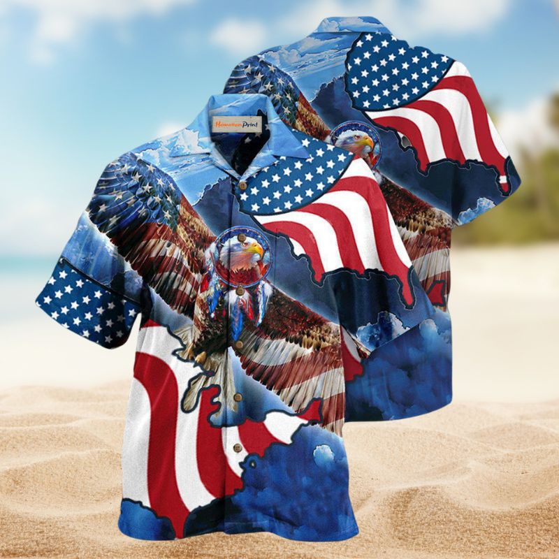 America Patriotic Eagle Edition – Hawaiian Shirt
