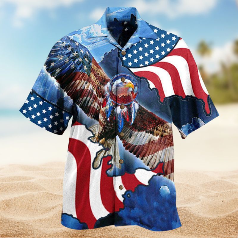 America Patriotic Eagle Edition – Hawaiian Shirt