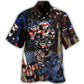 America Skull Angry Limited Edition – Hawaiian Shirt