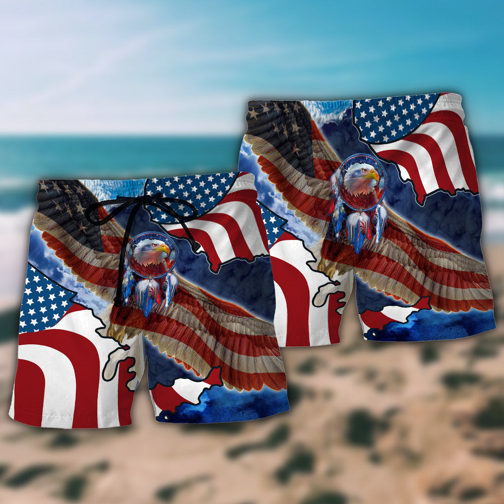 Patriotic Eagle American Spirit – Beach Short