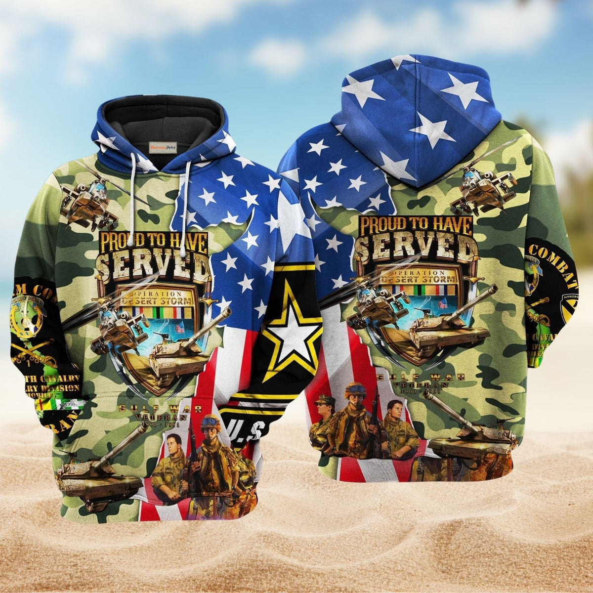 America Veteran War And Peace - 3D Hoodie