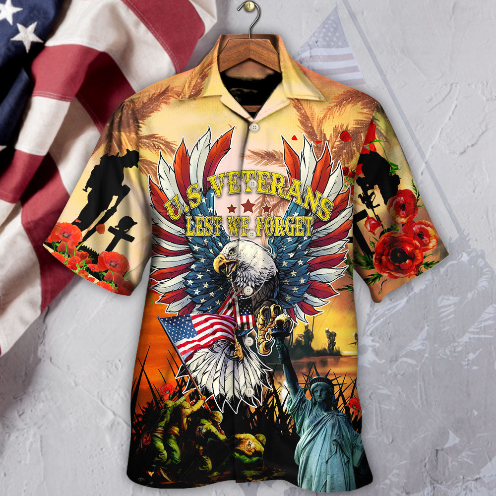 America Veterans Lest We Forget Limited Edition – Hawaiian Shirt