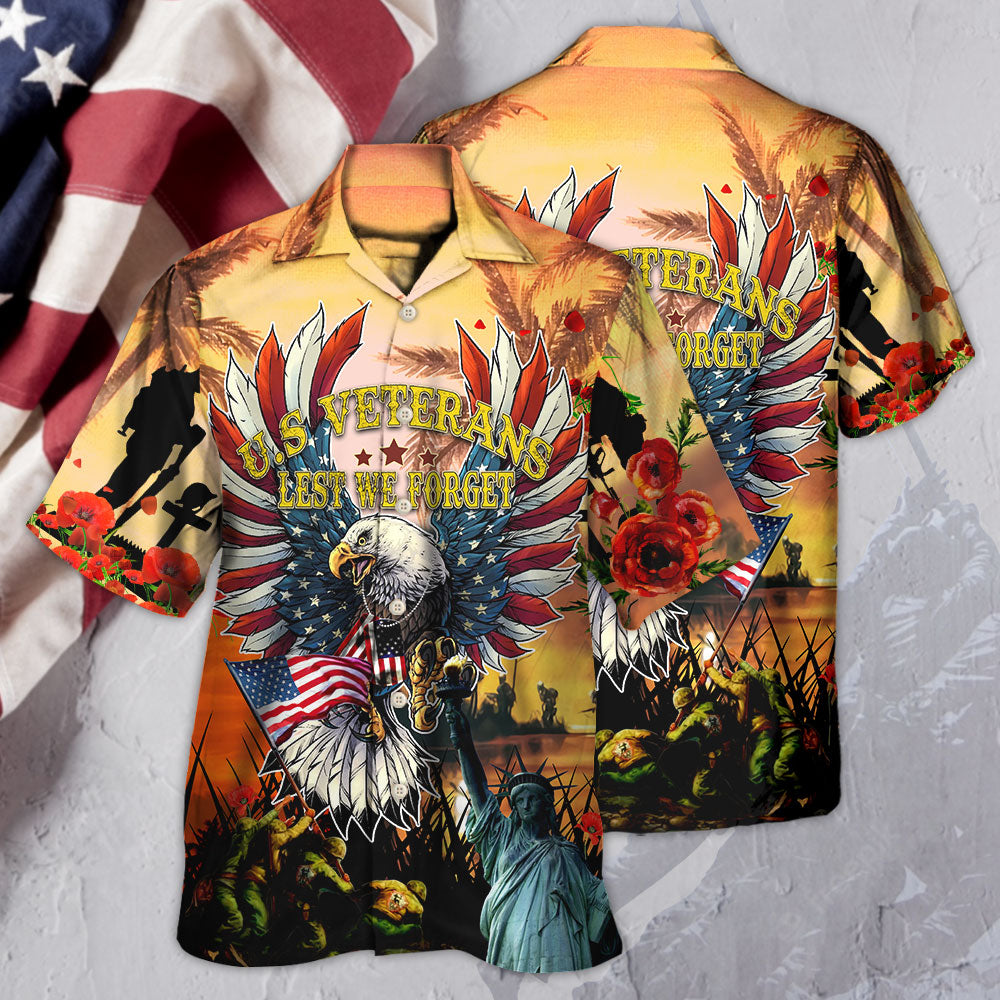 America Veterans Lest We Forget Limited Edition – Hawaiian Shirt