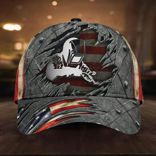 America Welder Simple Work Vibes – Classic Cap