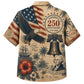 America 250th Anniversary Vintage USA Hawaiian Shirt 1776-2026