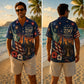 America 250th One Nation Sunset Flag Hawaiian Shirt