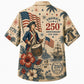 America 250th Patriotic Floral Drummer Hawaiian Shirt