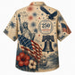 America 250th Patriotic Liberty Print Hawaiian Shirt