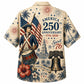 America 250th Spirit Drum Hawaiian Shirt