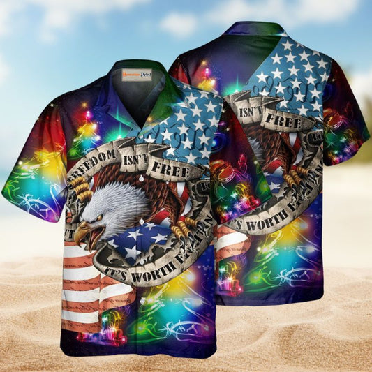 America Freedom Eagle Christmas – Hawaiian Shirt