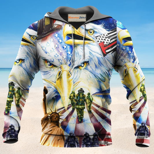 America Proud Forever Art – 3D Hoodie