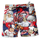Beach Short / Adults / S Chef Independence Day American Having Fun - Beach Short - Owls Matrix LTD