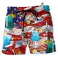 Beach Short / Adults / S Cocktail Independence Day American Celebration - Beach Short - Owls Matrix LTD