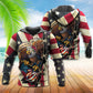 American Eagle Fly Flag Art – 3D Hoodie